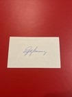Lefty Gomez Signed 3x5 Index Card Autographed Baseball Mlb Hof Ny Yankees