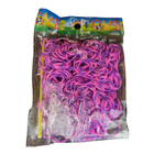 3600   6x600  New Tie Dye Colors Refill Rubber Bands W s Clips For Loom Kits 
