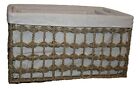 Danielson s Woven Seagrass Storage Baskets With Cloth Liner  set Of 3 