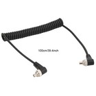 100cm Male To Male Flash Pc Sync Cable With Screw Lock For   Cam Jyj