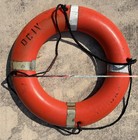 Vintage Nautical Life Ring Jim Buoy Dc Dc Iv Morgan City Louisiana Vessel