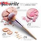 Makeup Brush Set 18 Pcs Premium Synthetic Foundation Powder Concealers Eye Shado