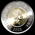             Rare 2000  polar Bear  Canada 2 Dollars Uncirculated From Mint Set