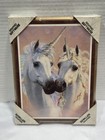 Action Industries Vintage 1986 Lot Of 3 Unicorn   Horse Prints Wall Decor Sealed