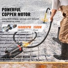 Electric Concrete Vibrator 1500w 14-3 4 Feet Poker To Remove Air Bubbles