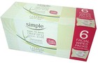 Gentle Cleansing Facial Wipes - 150 Total Wipes  6 Packs Of 25  Makeup Remover 