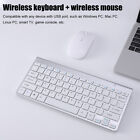 Mini Wireless Keyboard And Mouse Set Waterproof 2 4g For Mac Apple Pc Computer