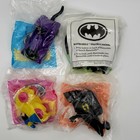 Batman Returns Vintage 1991 Happy Meal Toys Complete Set Of 4 New Sealed