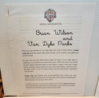 Brian Wilson   Van Dyke Parks 1995 Promo Press Kit Photo 6 Pg Bio   Folder