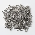 1200pcs Hardware Nails  1 2      18 Ga Nickel Plated 1 2 In   1200 Pcs Silver