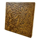 Antique Wheatley Arts   Crafts Brown Textured Thick 6 X 6 Tile Cincinnati Ohio