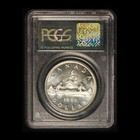 1960  1 Canada Silver Dollar Pcgs Pl67 Ogh - Free Shipping Usa