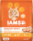 Iams Proactive Health Healthy Adult Original With Chicken Dry Cat Food  2x22lb