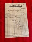 1926 Coca-cola Bottling Co Andalusia Al Invoice  it s Yellow 