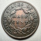 1834  Classic Head Half Cent   Vf xf Details   9735