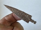 Incredible Historic Indian Metal Iron Trade Arrow Spear Point Arrowhead Nm