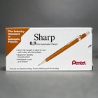      12-pack Pentel Sharp 0 9mm Automatic Mechanical Pencil Yellow Barrel P209g