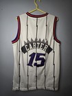 Medium Vintage Nike Toronto Raptors Vince Carter 15 Nike Jersey Read 
