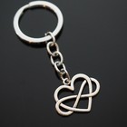 Heart Infinity Love Forever Keychain Valentine s Day Gift Key Chain Ring