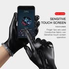 Winter Leather Gloves Touchscreen Ski Waterproof Glove With Cashmere Lining Warm