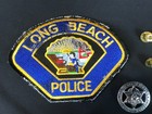 8pc Lot Long Beach  Ca Police Patch   Pin Collection