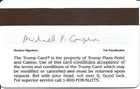 Trump Plaza Casino - Atlantic City  Nj - 4th Issue Slot Card With Hologram
