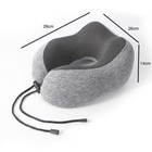 Travel Pillow Memory Foam U Shaped Neck Support Soft Head Rest Car Plane Cushion