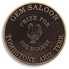 Chief Brothel Inspector Badge And Gem Saloon Brothel Token