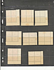 Australia 1938-1943 Collection 8 Imprint Blocks Of 4 Stamps Are Mnh Scott  95 00