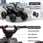 12v Kids Battery Powered Ride-on Toys 4-wheeler Ride-on Car W  Remote led Lights