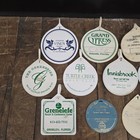 Golf Bag Tags 65pcs Vintage Metal Plastic Usa Courses