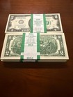 25   2 Bills  Two Dollar Bills Uncirculated Sequential - Buy More Save More  