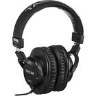 Tascam Pro Audio Recording Dj Pa Mixing Home Studio Headphones - Black - Single