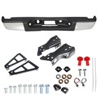 Complete-chrome Rear Bumper For 2007-2013 Chevy Silverado Gmc Sierra 1500 Truck