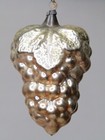 Antique Vintage Blown Glass Embossed Clusted Grape Christmas Ornament Germany