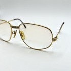 Read Desc Vintage Cartier Paris Gold Eyeglasses 56-16-130 Burgundy France