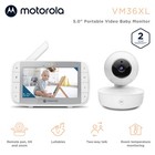 Vm36xl Video Baby Monitor Camera  1000ft Range No Wifi 2 4 Ghz Wireless  5  S   
