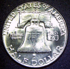 1961-d Bu Uncirculated Franklin Silver Half Dollar Hd24