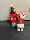 Vintage Coca-cola Coke Polar Bear   Penguin Dispenser Christmas Ornament