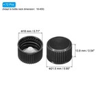 18mm Phenolic Resin Cover  72pcs Phenolic Cover Poly Seal Screw Cap For 18-400