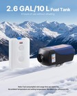 Vevor Diesel Heater Portable Diesel Air Heater 8kw Dc 12v 24v 2 6 Gal Large Tank