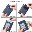 Men s Rfid Blocking Slim Leather Wallet Money Clip Credit Card Holder Minimalist
