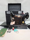 Vtg  1946 Singer Featherweight 221 Sewing Machine Serviced W Accessories 