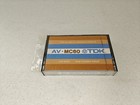 New   Sealed - Vintage Tdk Av Mc60 Blank Maverick Audio Cassette Tape Usa Made