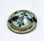 Antique French Champleve Button Enamel W  Openwork Gilt