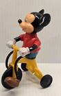 Vintage Disney 1977 Mickey Mouse On Tricycle Gabriel Industries Action Toy