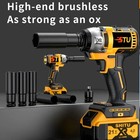  21v Cordless Impact Wrench  21v Cordless Impact Wrench Wireless Drill Kit 