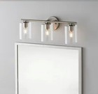 Hampton Baychamplain 22 375 In  3-light Brushed Nickel Modern Bathroom Vanity L