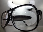Men s Or Women Classic Vintage Style Clear Lens Eye Glasses Black Fashion Frame