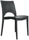 Upon Paris Indoor Outdoor Patio Dining Chairs Stackable  Strong  2 Chairs 